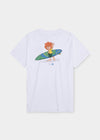 T-shirt "Pumuckl surfs" - white
