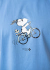 T-Shirt "Peanuts: Radln" - blau